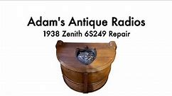 1938 Zenith 6S249 Antique Radio Repair