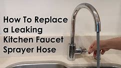 Replace a Leaking Kitchen Faucet Sprayer Hose (Grohe)