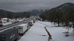 California highway reopens after major snow storm