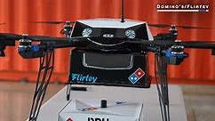 See Domino's inaugural pizza drone delivery test