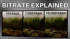Video Bitrate Explained in 1 Minute