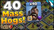 Hog Rider Attack Strategies for Different Town Hall Levels |||| Clash of Clans