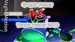 G-man toilet vs Turbo toilet 2000 | skibidi toilet vs Captain underpants