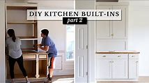 DIY Built In Cabinets for the Kitchen - Tips and Tricks