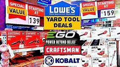 👍 LOWES: Best yard tool deals today, Craftsman, Kobalt, eGO, and Skil power tools