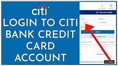 Citi.com Login: How to Login Your Citi Bank Credit Card Account 2023?