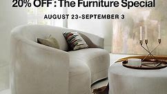 20% OFF Online Furniture Sale