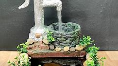 Beautiful pump style waterfall fountain water fountain easy to make