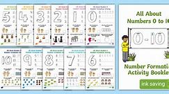 All About Numbers 0 to 10 Number Formation Activity Booklet
