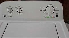Kenmore HE Washer Automatic Test Mode Diagnostics