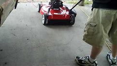 brand new lawn mower first start