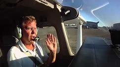 Private Pilot Flying Lesson, Part 1. Engine start, taxi, and takeoff. www.askcaptainscott.com