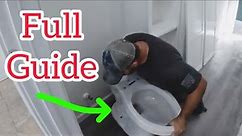 How to install a toilet
