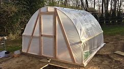 DIY Greenhouse PVC Hoop House Polytunnel Garden Homemade Cheap Low Cost $100 Build Easy Instructions