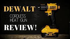 All New Dewalt Cordless Heat Gun REVIEW! #heatgun #dewalt