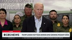 Biden calls for compromise on immigration, Trump blames Biden for crisis