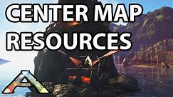 Resource Locations (Oil, Silica Pearls, Obsidian) on Center Map Ark Survival Evolved