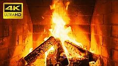 🔥 The Best Burning Fireplace 4K (10 HOURS) with Crackling Fire Sounds NO MUSIC Close Up Fireplace 4K