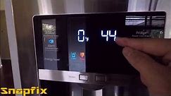 How to adjust the Temperature UP for Samsung Refrigerator