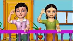 Good Morning - 3D Animation English Nursery rhyme for children with lyrics