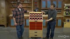 Woodsmith Shop:Hardware Organizer Cart Season 13 Episode 1306