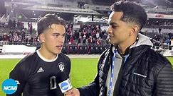 Indiana goalkeeper JT Harms still hasn't allowed a tournament goal heading into Men's College Cup final