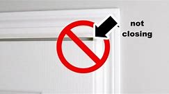 How To Repair A Sagging Door Will Not Close