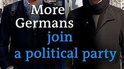Germany’s rise in political party membership