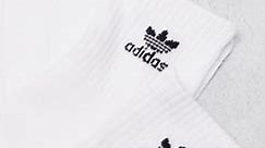 adidas Originals 6-pack quarter socks in white | ASOS