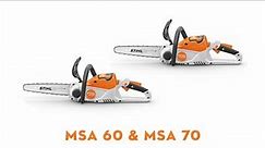 STIHL MSA 60 & MSA 70 Cordless Chainsaws | Battery Powered Chainsaws | STIHL AK System | STIHL GB