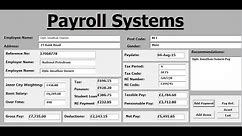 How to Create Payroll Systems in Excel Using VBA - Full Tutorial