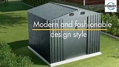 Transform Your Space: Chery Industrial Garden Metal Shed 9x11 - Features & Benefits