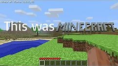 i miss the old minecraft (alpha gameplay)