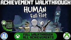 Human Fall Flat - Dark Level #Xbox Achievement Walkthrough - Xbox Game Pass