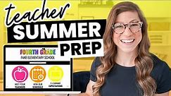 10 Things Teachers Can Do in the Summer to Make Back to School Easier