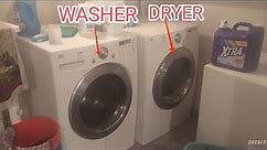 My LG Tromm washer and dryer