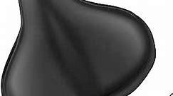 MSDADA Bike Seat Cushion, Soft Gel Bike Seat Cover for Men & Women Comfort, Padded Bicycle Saddle for Stationary/Exercise/Mountain/Road Bike, Indoor Outdoor Cycling Class