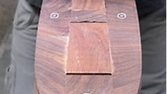 Installing threaded inserts for a mounting plate of a big desk leg #desk #walnut #walnutdesk #customfurniture #woodworking #furnituremaker #woodworker #kjsawdust #shopsounds | KeithJohnson_CustomWoodworking