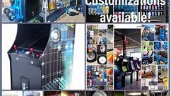 AZ Hand Trucks engineers and fabricates both heavy duty and custom hand trucks for your industry. Our standard hand truck comes with cargo straps, snap-locs, powder coating, tire options, color options and lifetime warranty. 623.696.5586 #custom hand truck #heavydutyhandtruck #dolly #arcade #vending #vendingequipment #arcadeboss #veteranmadeintheusa #arcadeequipmentsupply #vendinglife | AZ Hand Trucks