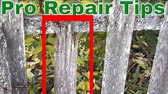 Pro Fence Tips: How to Repair and Match Old Wood Fence Pickets
