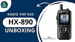 Radio VHF DSC Standard Horizon HX-890 Unboxing