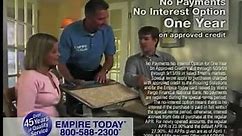 Empire Today 60% Off Sale Carpet and Flooring Commercial 2009