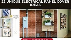 22 Unique Electrical Panel Cover Ideas   DIY Videos - Small House Decor