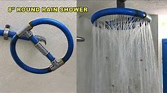 How to Make 8" ROUND RAIN SHOWER with PVC PIPES
