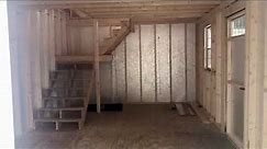 12x20 Loft Barn - Tiny House Cabin - She Shed - Airbnb - HGTV