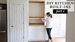 Adding More Kitchen Storage - DIY Kitchen Built-Ins (PART 1)