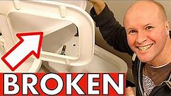 FIXED IT! How to fit a toilet seat: IKEA TOILET SEAT KULLARNA review & unboxing & instructions