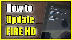How to Update The System Software on FIRE HD 10 Tablet (Easy Method)