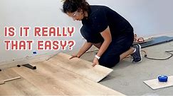 Beginner's Guide - How To Install Vinyl Plank Flooring - Anika's DIY Life