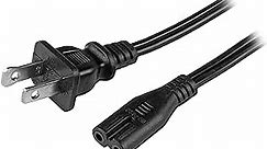 StarTech.com 10ft (3m) Laptop Power Cord, NEMA 1-15P to C7, 10A 125V, 18AWG, Laptop Replacement Cord, Printer Power Cable, Laptop Charger Cord, Laptop Power Brick Cord - UL Listed (PXT101NB10)
